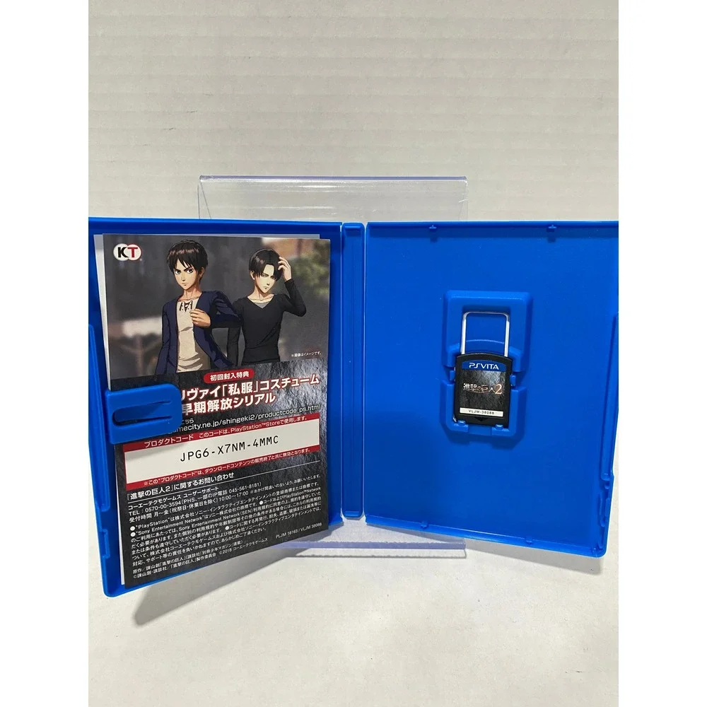 Koei Tecmo Attack on Titan 2 PS Vita Japan Import Action Game Excellent